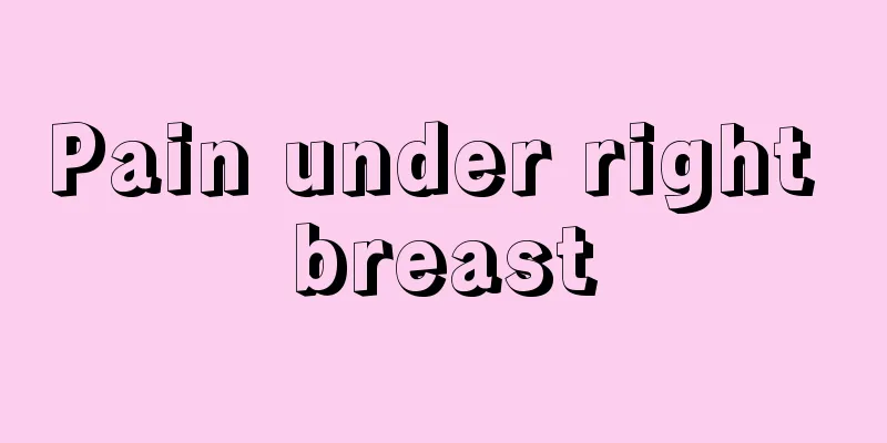 Pain under right breast