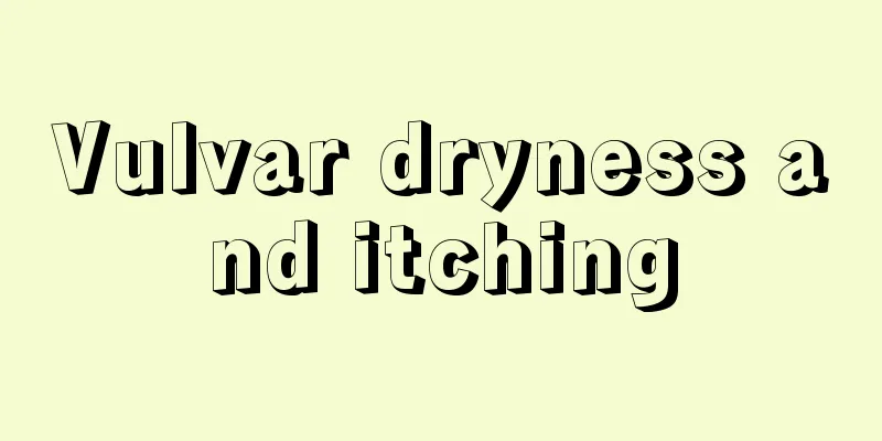 Vulvar dryness and itching