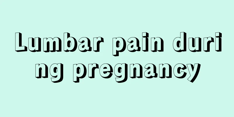 Lumbar pain during pregnancy