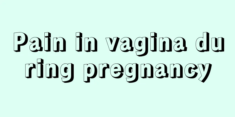 Pain in vagina during pregnancy