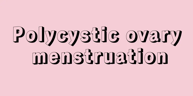 Polycystic ovary menstruation