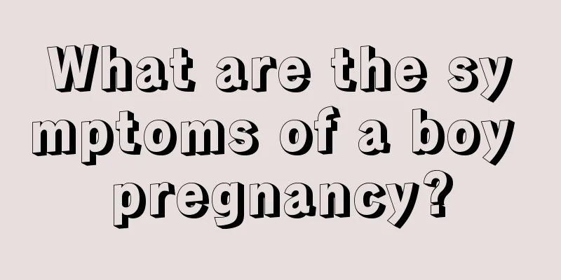 What are the symptoms of a boy pregnancy?