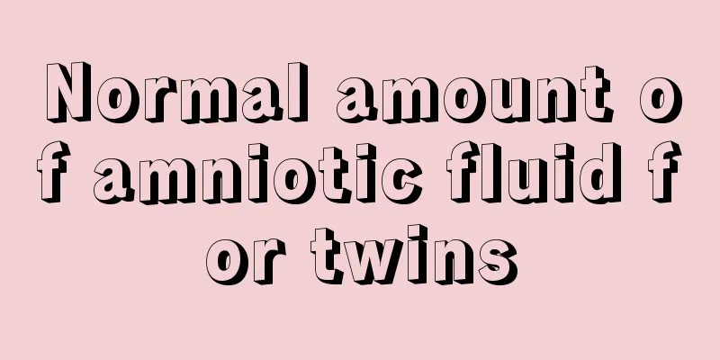 Normal amount of amniotic fluid for twins