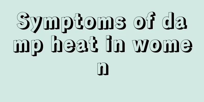 Symptoms of damp heat in women