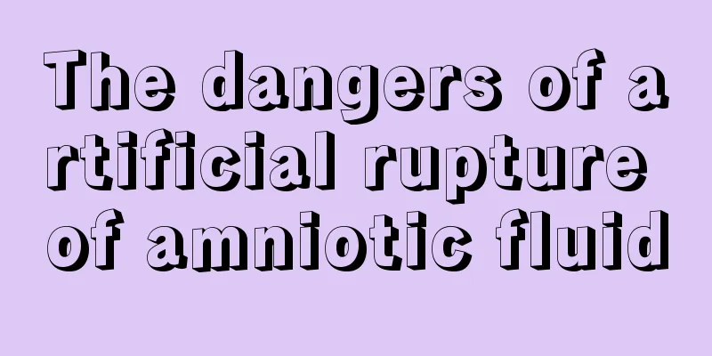 The dangers of artificial rupture of amniotic fluid