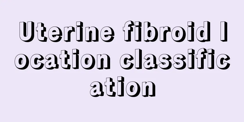 Uterine fibroid location classification