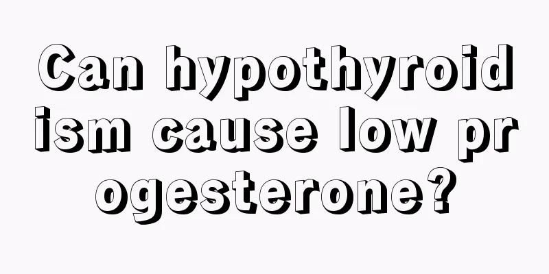 Can hypothyroidism cause low progesterone?