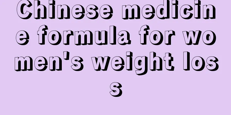 Chinese medicine formula for women's weight loss