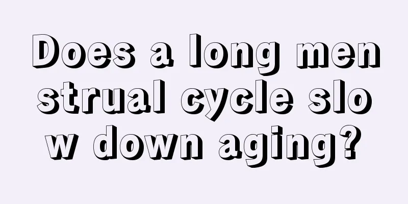 Does a long menstrual cycle slow down aging?