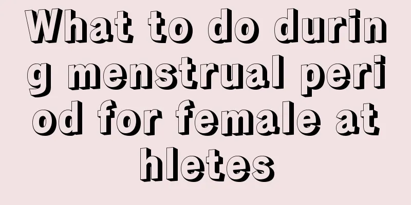 What to do during menstrual period for female athletes