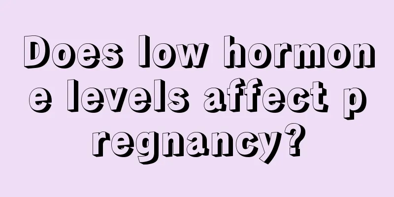 Does low hormone levels affect pregnancy?