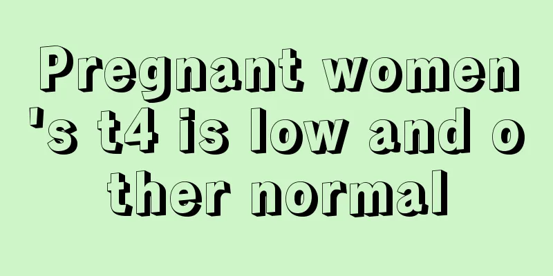 Pregnant women's t4 is low and other normal