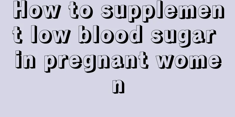 How to supplement low blood sugar in pregnant women