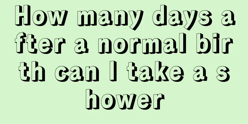 How many days after a normal birth can I take a shower