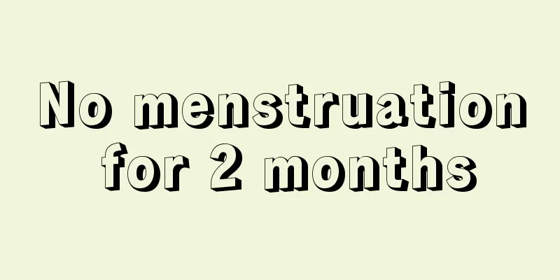 No menstruation for 2 months