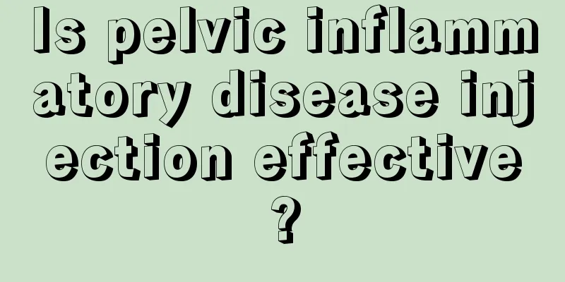 Is pelvic inflammatory disease injection effective?