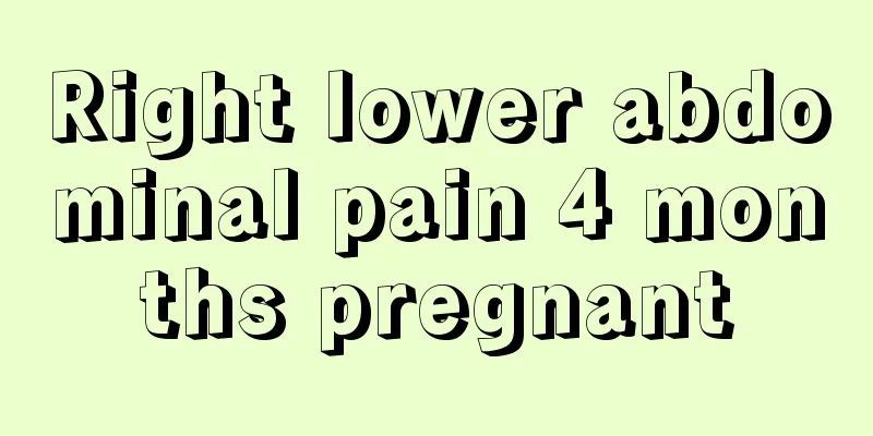 Right lower abdominal pain 4 months pregnant