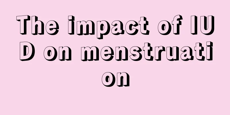 The impact of IUD on menstruation