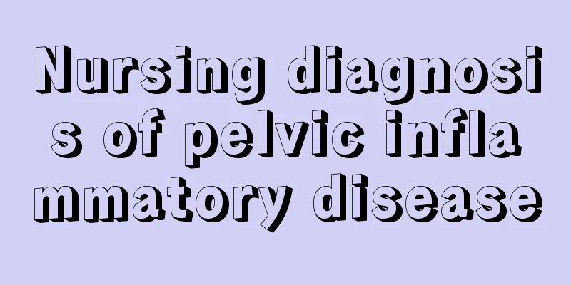 Nursing diagnosis of pelvic inflammatory disease