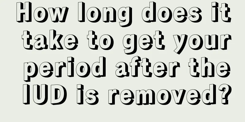 How long does it take to get your period after the IUD is removed?