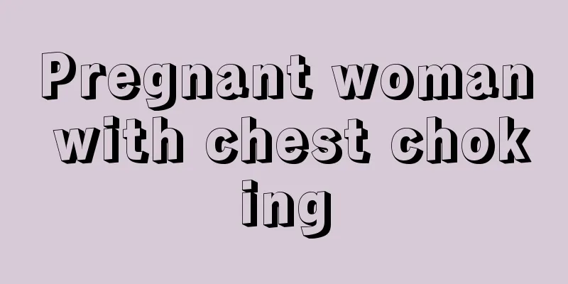 Pregnant woman with chest choking