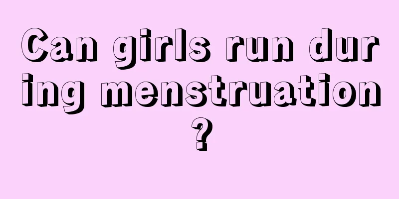 Can girls run during menstruation?