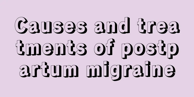 Causes and treatments of postpartum migraine