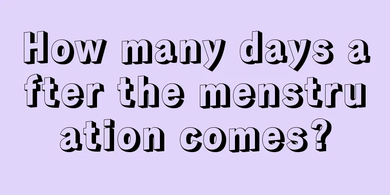 How many days after the menstruation comes?