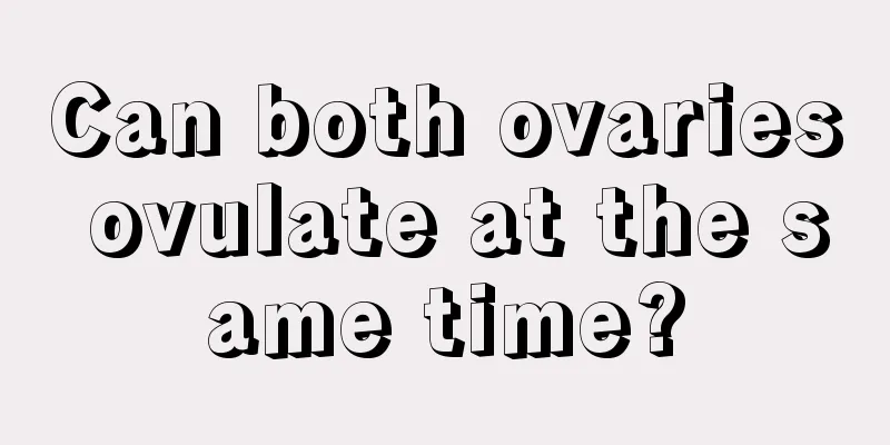 Can both ovaries ovulate at the same time?