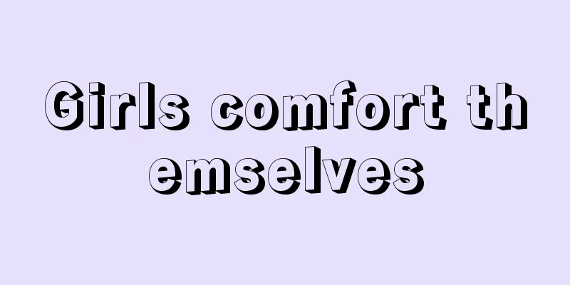 Girls comfort themselves