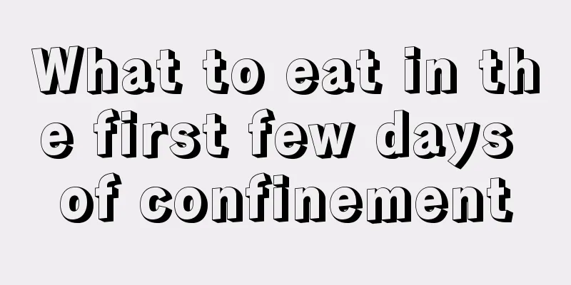 What to eat in the first few days of confinement