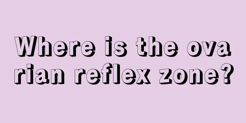 Where is the ovarian reflex zone?