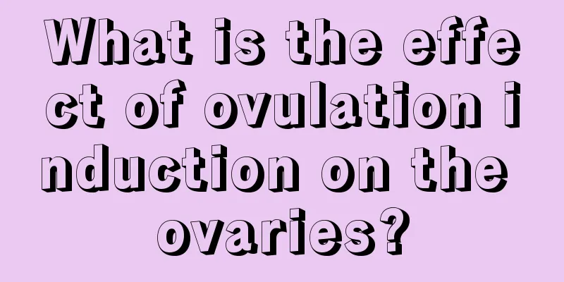 What is the effect of ovulation induction on the ovaries?