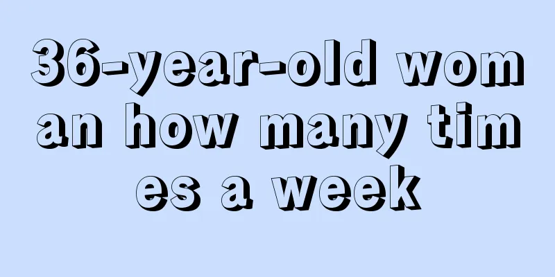 36-year-old woman how many times a week