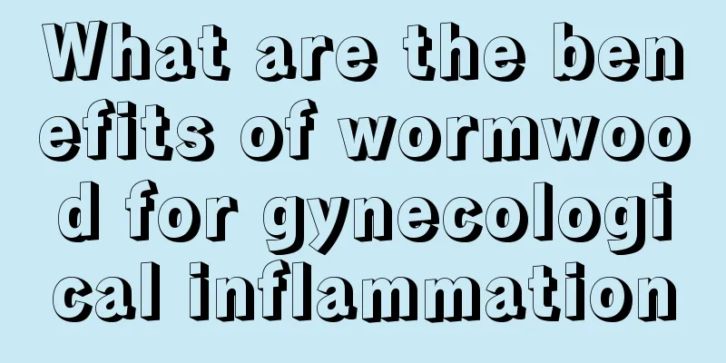 What are the benefits of wormwood for gynecological inflammation