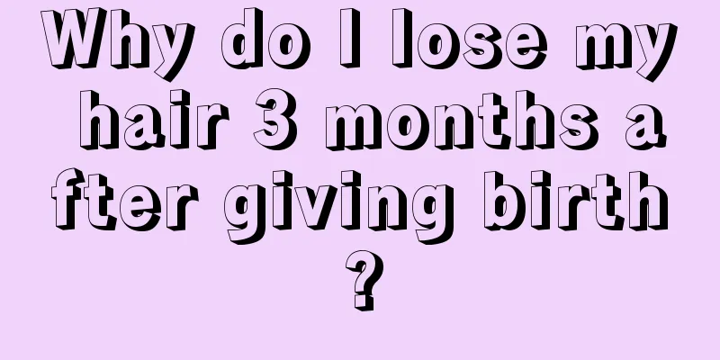 Why do I lose my hair 3 months after giving birth?