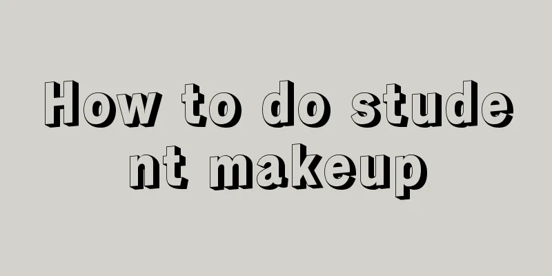 How to do student makeup