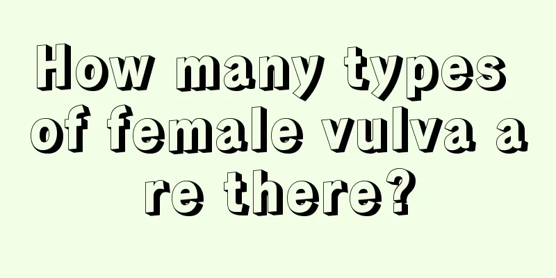 How many types of female vulva are there?