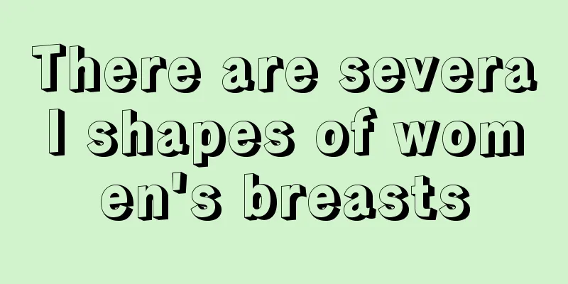 There are several shapes of women's breasts