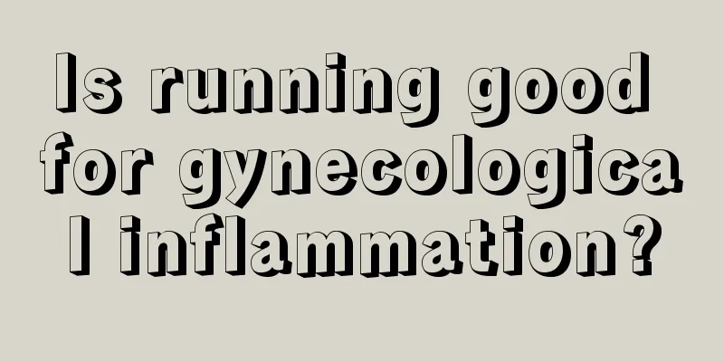 Is running good for gynecological inflammation?