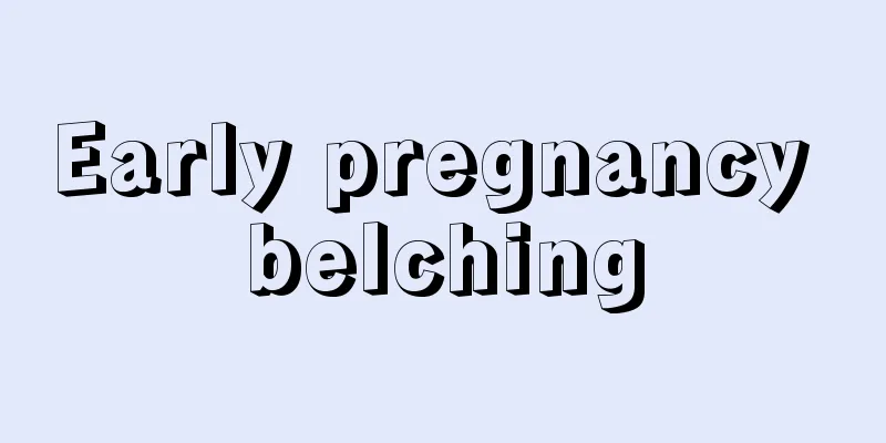 Early pregnancy belching