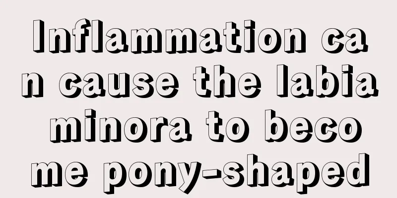 Inflammation can cause the labia minora to become pony-shaped