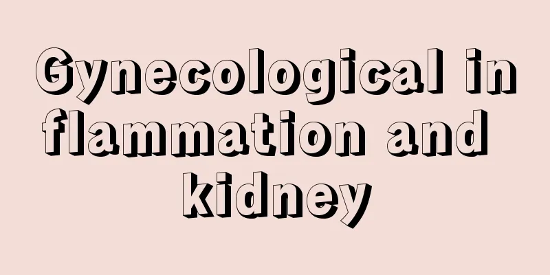 Gynecological inflammation and kidney