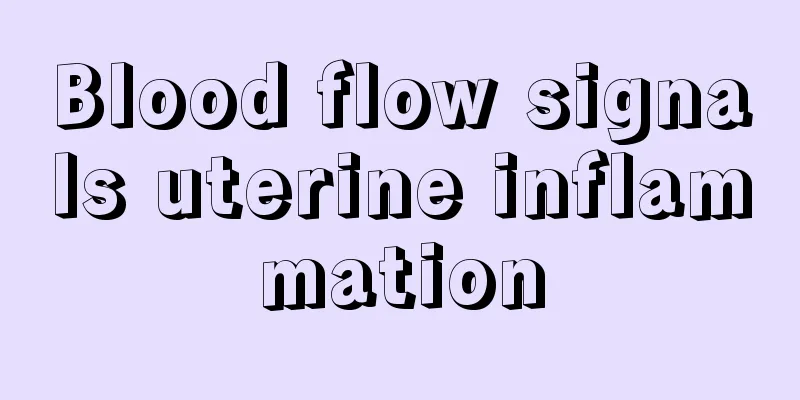 Blood flow signals uterine inflammation