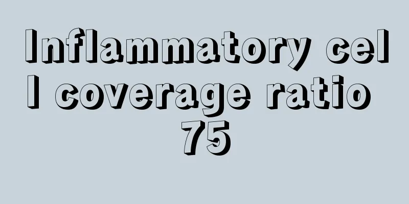 Inflammatory cell coverage ratio 75