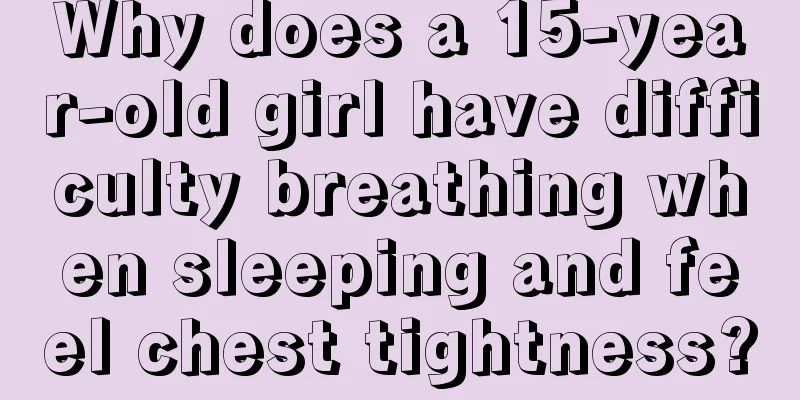 Why does a 15-year-old girl have difficulty breathing when sleeping and feel chest tightness?