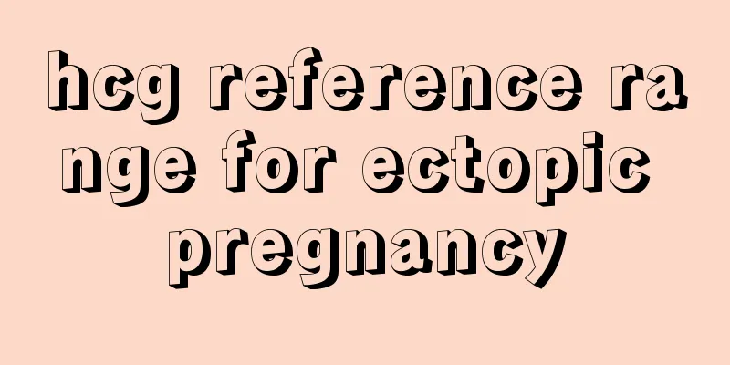 hcg reference range for ectopic pregnancy