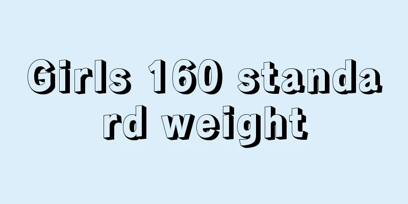 Girls 160 standard weight