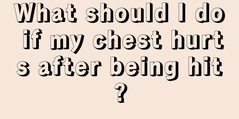 What should I do if my chest hurts after being hit?