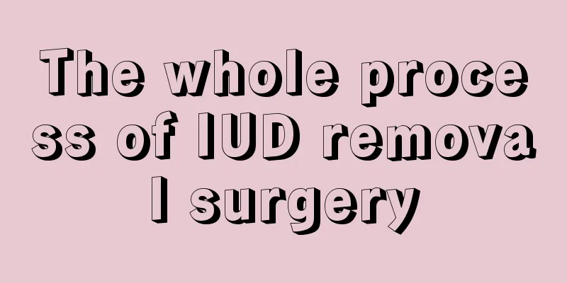 The whole process of IUD removal surgery